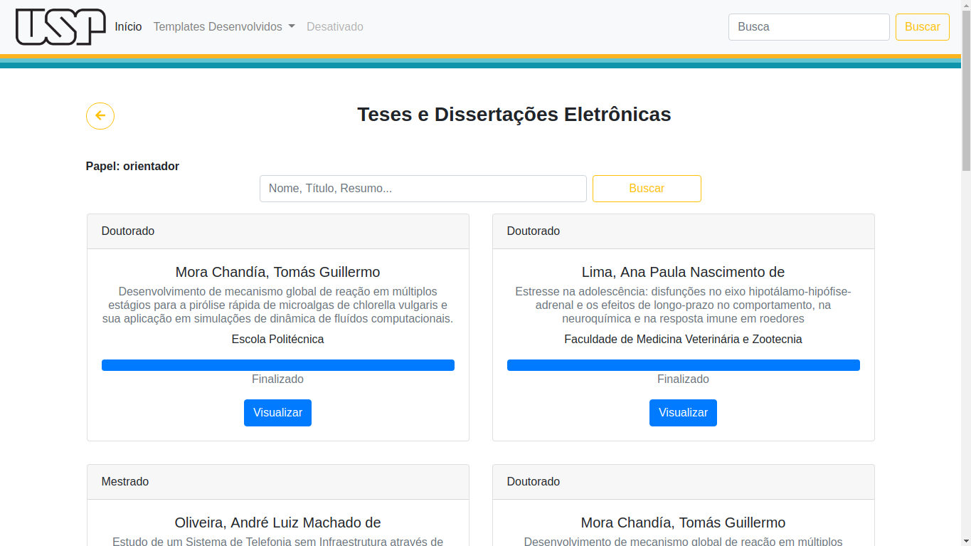 Sistema de Depósito de TDEs